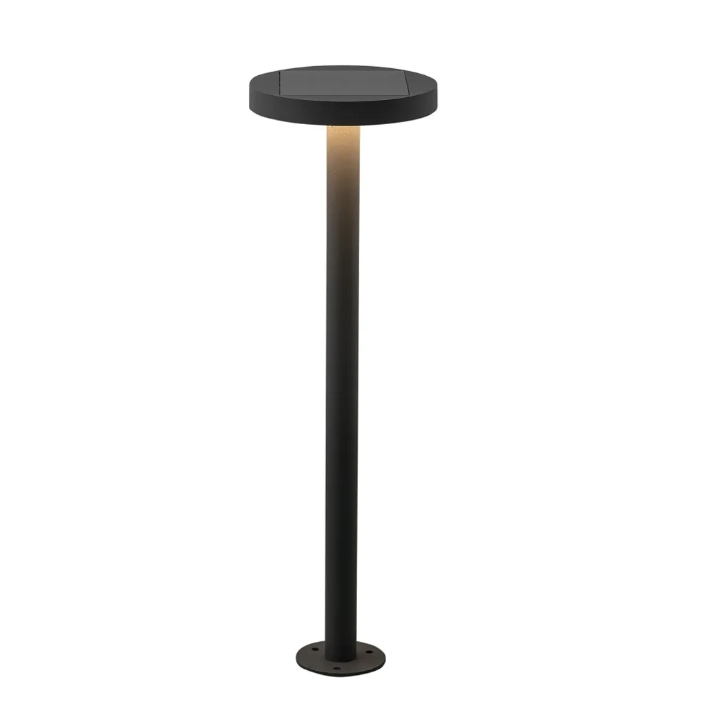 Borne solaire puissante LED 2,2W Nap étanche IP54 anthracite 65cm
