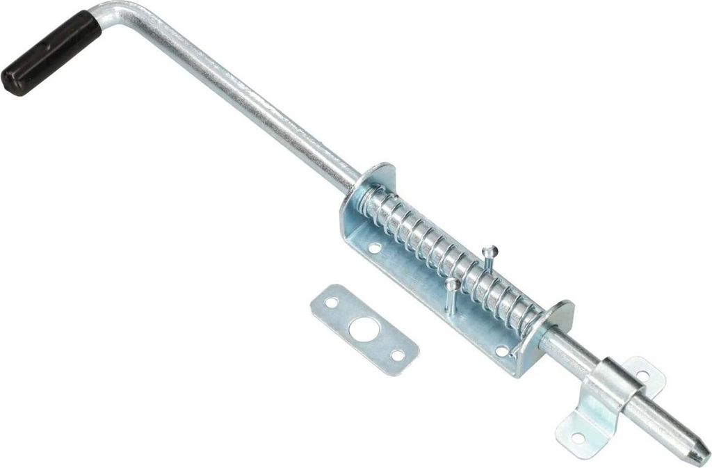 KOTARBAU® Torriegel 420 mm Federriegel Bodenschieber für Produktbild 