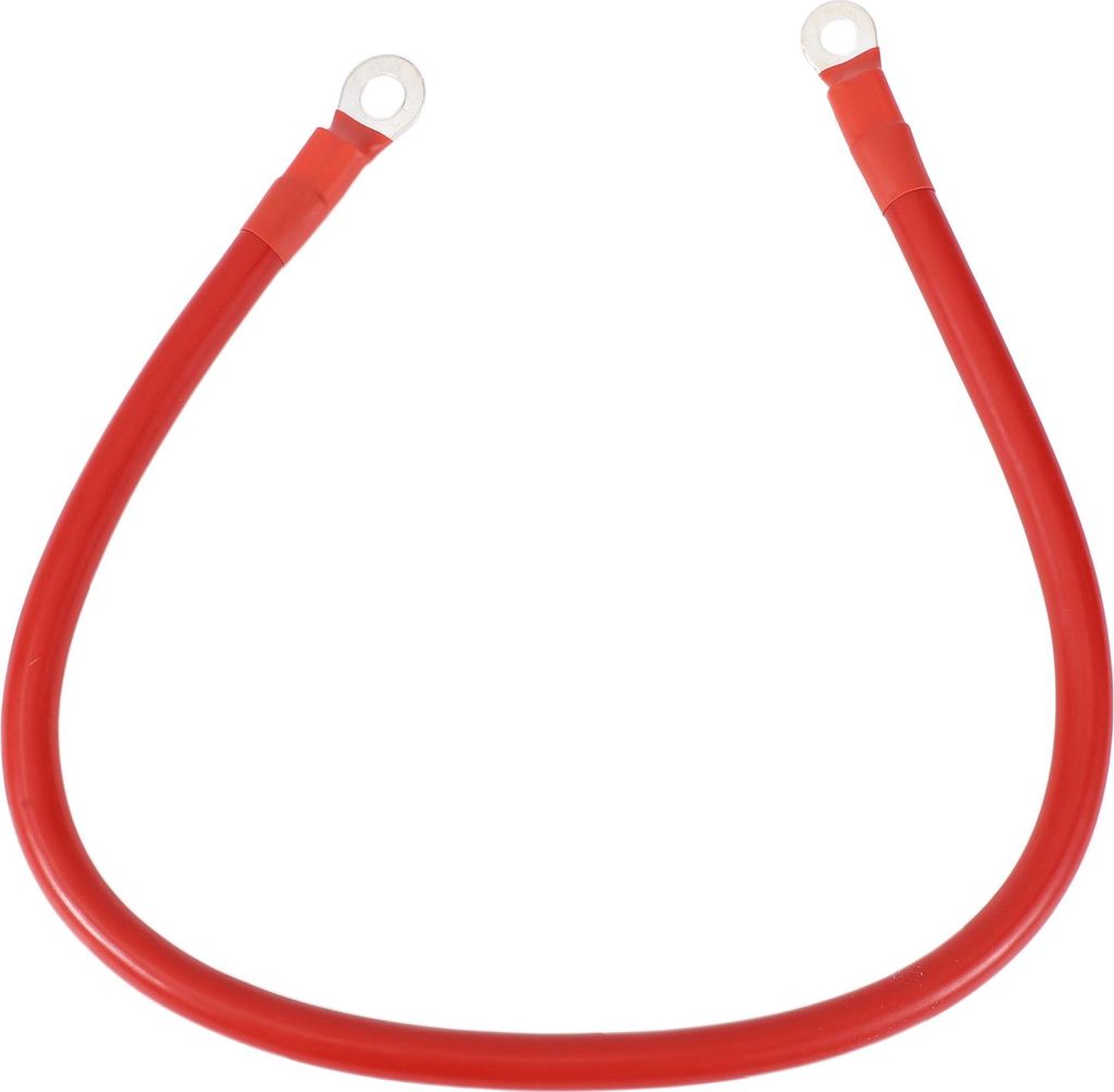 60cm 2AWG Batterie Wechselrichter Kabel 3/8" 5/16" Batterie Kabel Verzinntes Kupfer Rot OT Typ 1 Stück