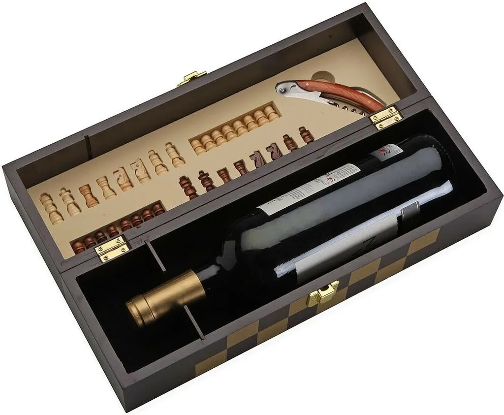 Set d'accessoires pour le vin Versa Steel Plastic format compact 32 cm