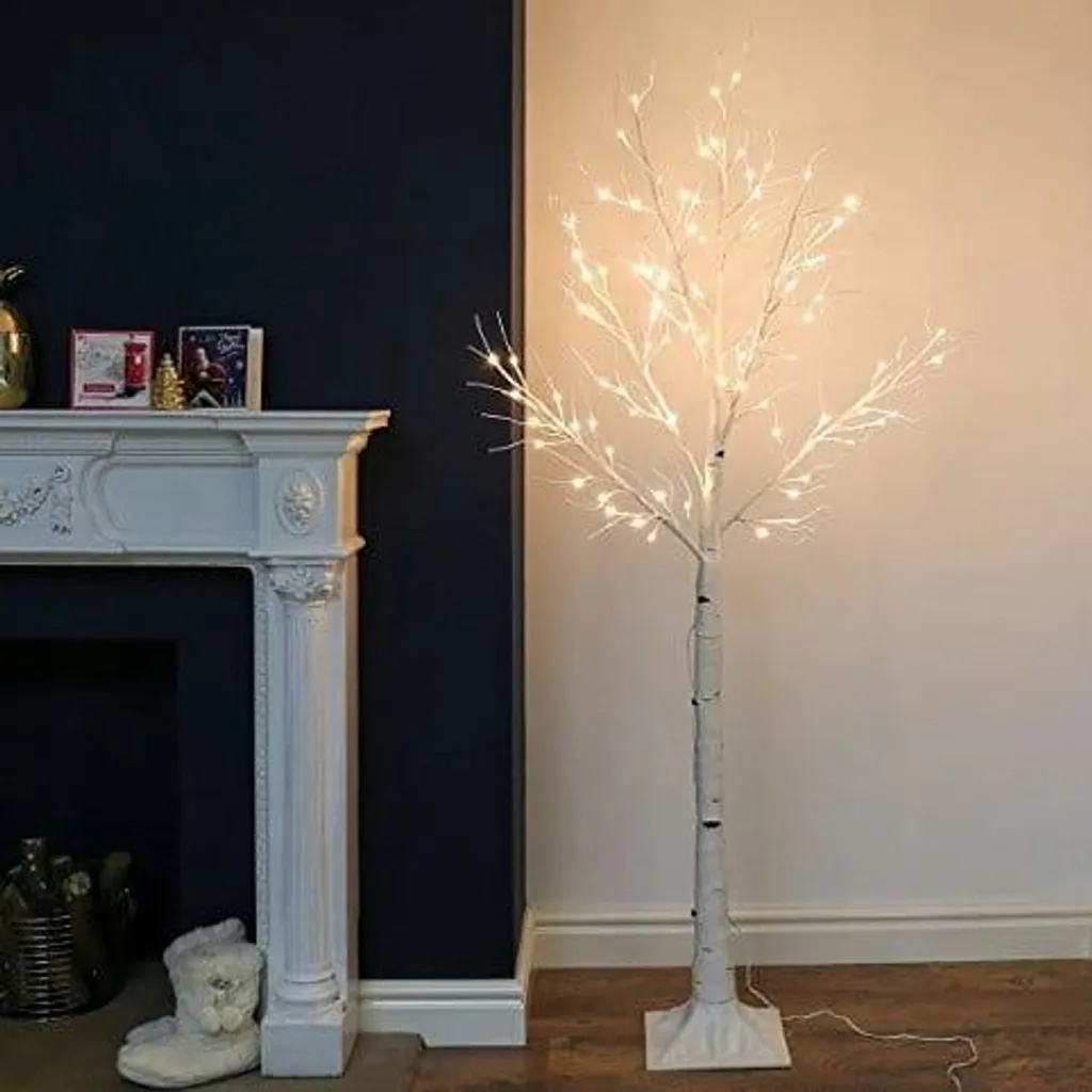 Arbre artificiel lumineux 180 cm, idéal pour déco mariage et intérieur