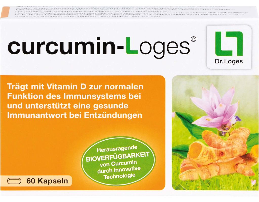 curcumin-Loges Kapseln, 60 St. Kapseln