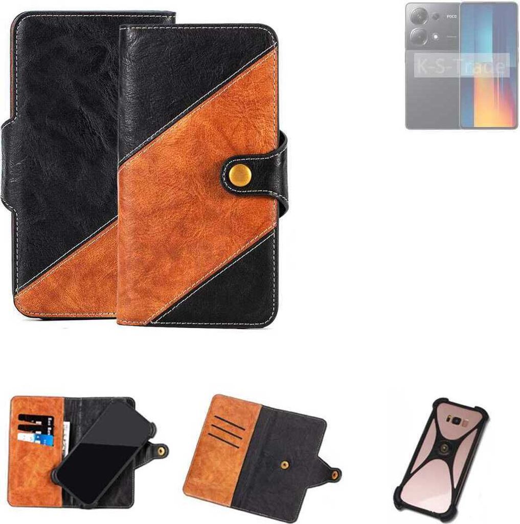 K-S-Trade Handyhülle Schutzhülle Bookstyle Case Wallet-Case Produktbild 