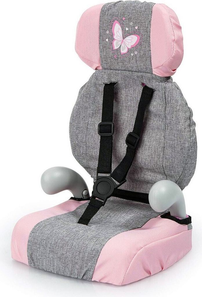Bayer Deluxe Puppenautositz Schmetterling grau 67533AA Produktbild 