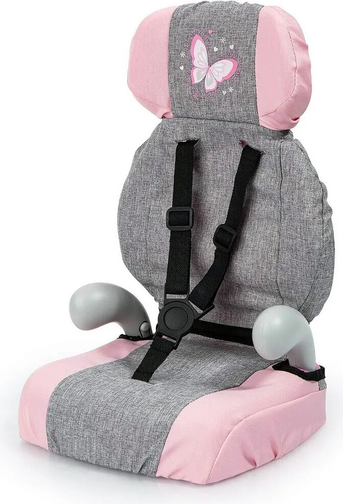 Siège Poupée 46cm Bayer Design : Évitez les Chutes avec Sangles de Fixation