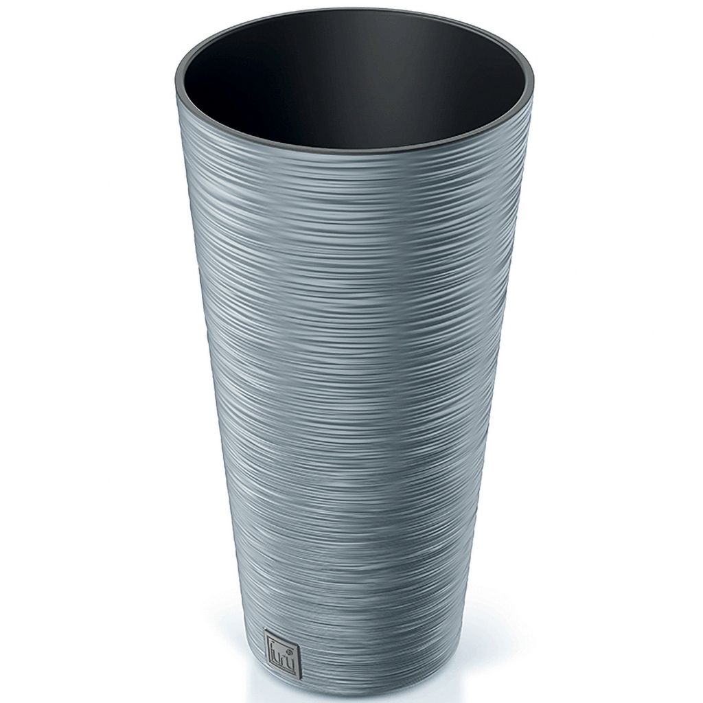 nabbi Blumentopf aus Kunststoff DFRH250 25 cm - grauer Produktbild 