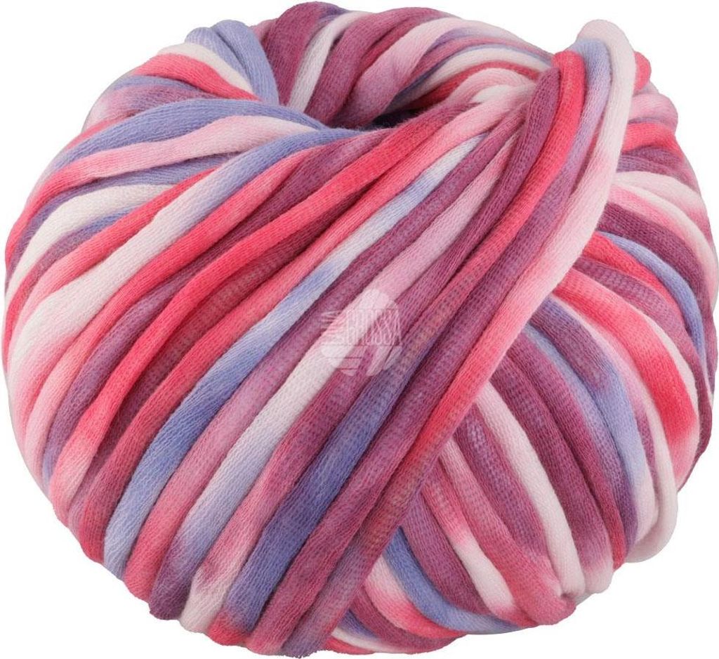Lana Grossa - Gelato 0012 pink beere veilchenblau violett rohweiß