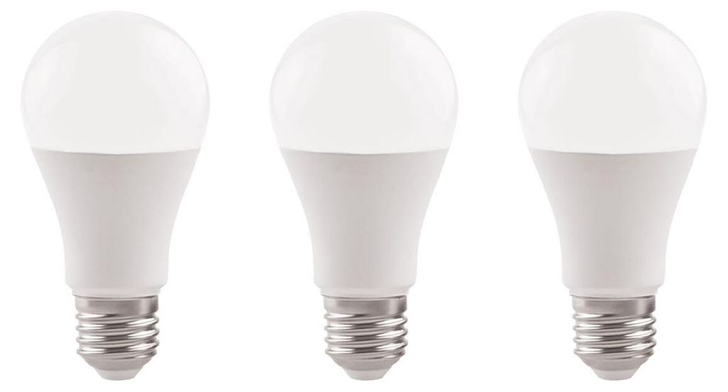 VITO LED-Lampe A60 E27 - 15 W (ersetzt 135 W) - 2130 lm - 4000 K - 220-240 V - Energieeffizient mit hoher Lichtausbeute - 3 Stück