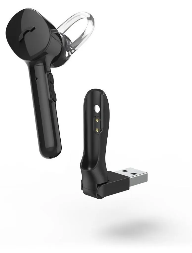 Hama MyVoice1300 Casque Mono Bluetooth avec Crochet de Maintien Sécurisé
