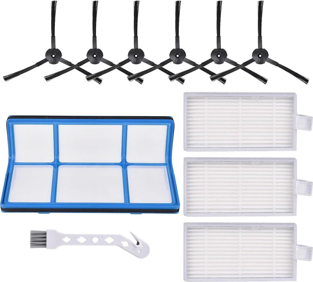 Rebirthcare Ersatzteile für ZACO V5sPro V5x Roboter Staubsauger, Ersatzt Zubehör für ILIFE V5s Pro, V5s, V5, V3s, V3 Saugroboter, Zubehörset f...