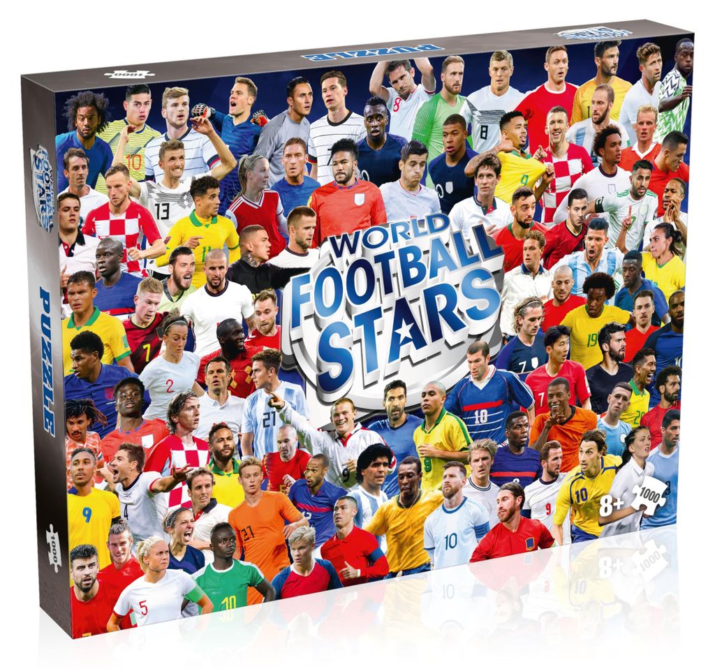 Puzzle World Football Stars 1000 elementów Immagine del prodotto 