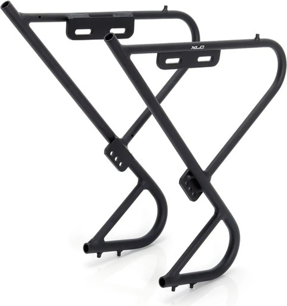 XLC LR-F02 Porte-bagages Lowrider noir mat pour fourche de vélo