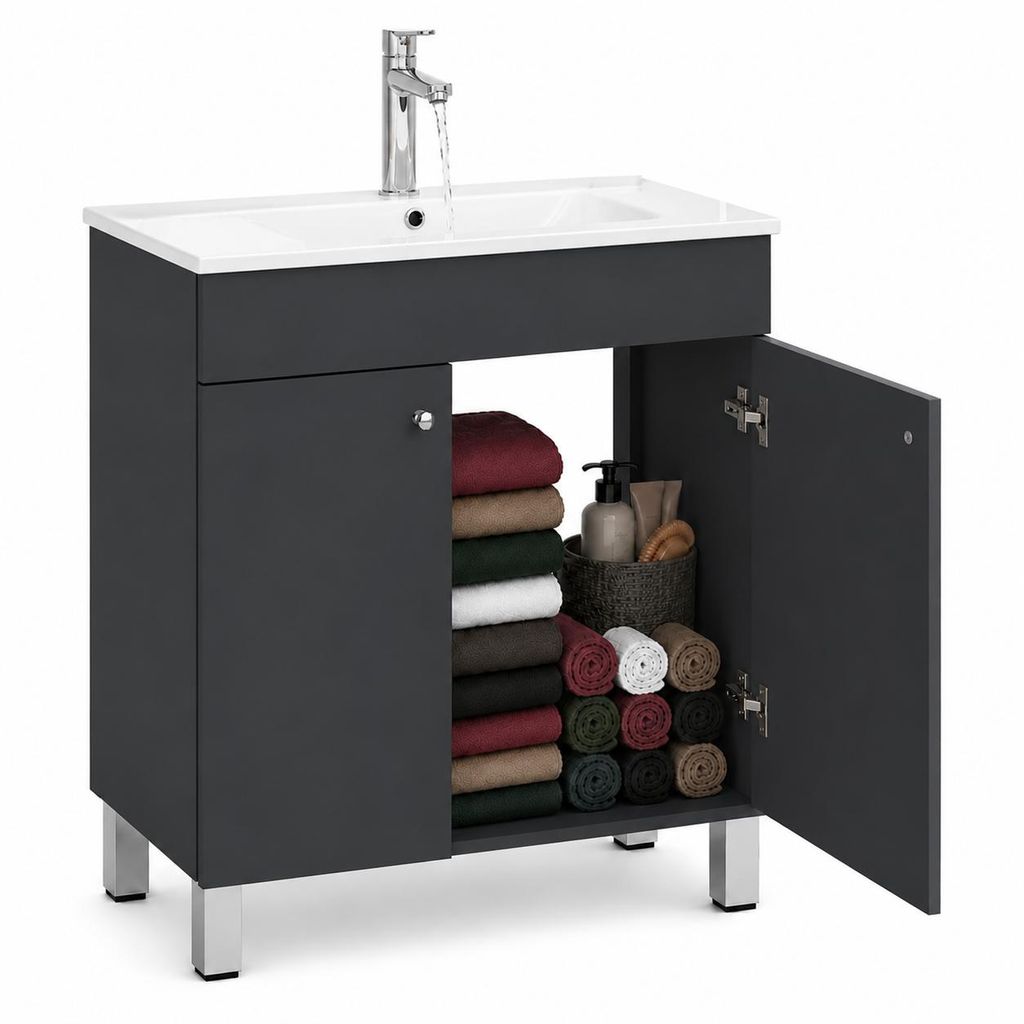Paplinskimoebel 60 x 80 x 39 Badezimmerschrank Iga, Produktbild  KI-generiertes Bild