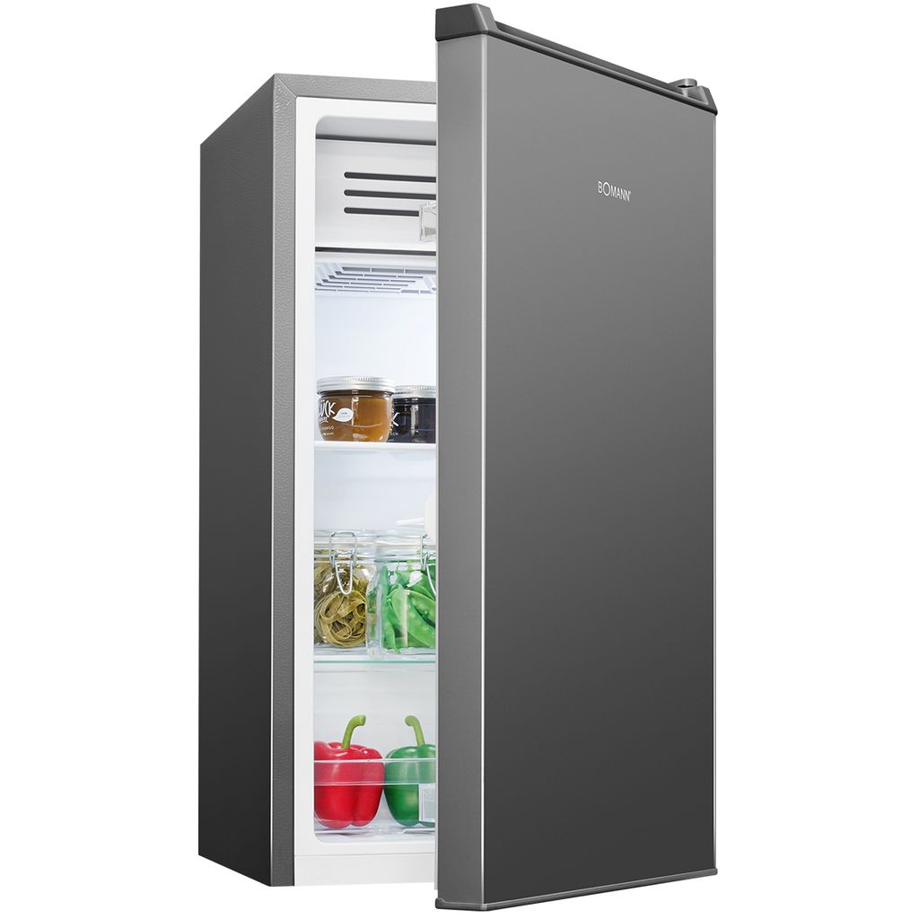 Bomann Kühlschrank klein mit Gefrierfach | Kühlschrank mit Frostfach | 83L | Temperaturbereich 0°C +8°C | 2 Ablagen & 3 Türablagen | KS 7257 ...