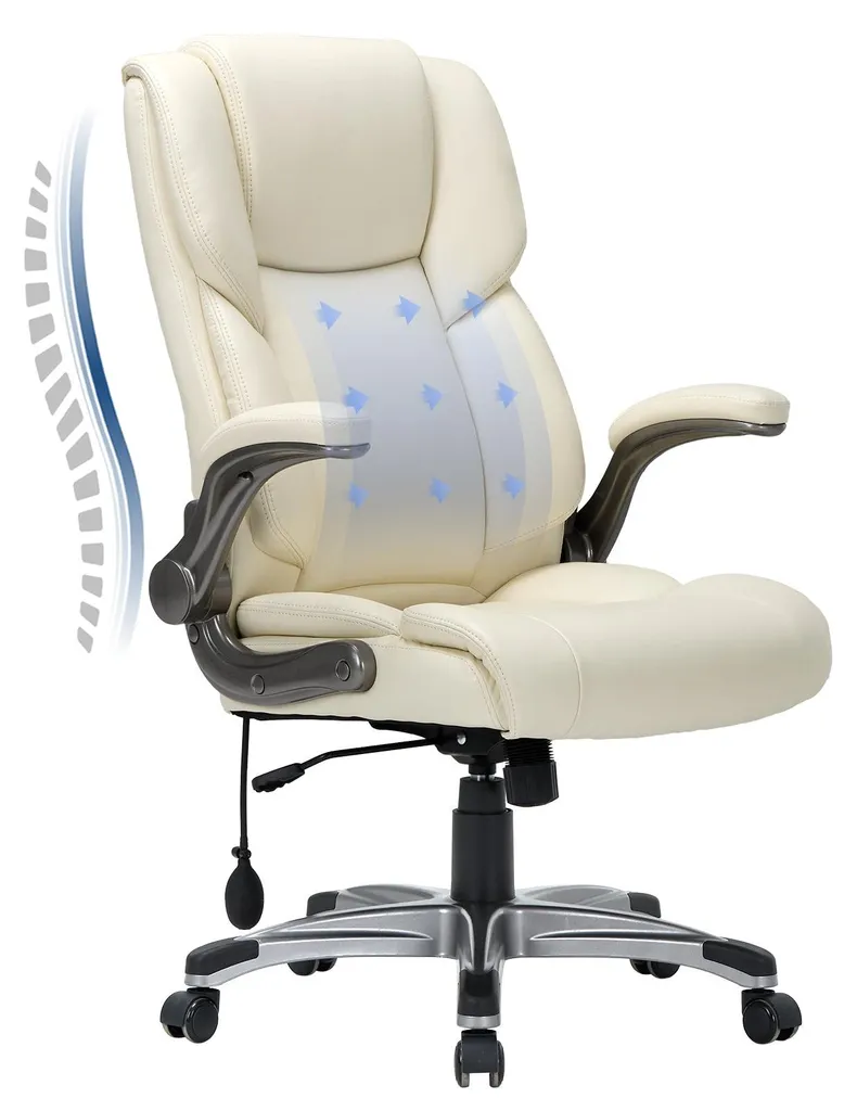 Siège de Bureau Dossier Haut Inclinable et Ergonomique - Confort Premium