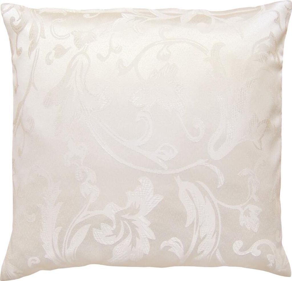 Kissen-Bezug mit Reißverschluss moderne Ornamente beige 50x50 cm