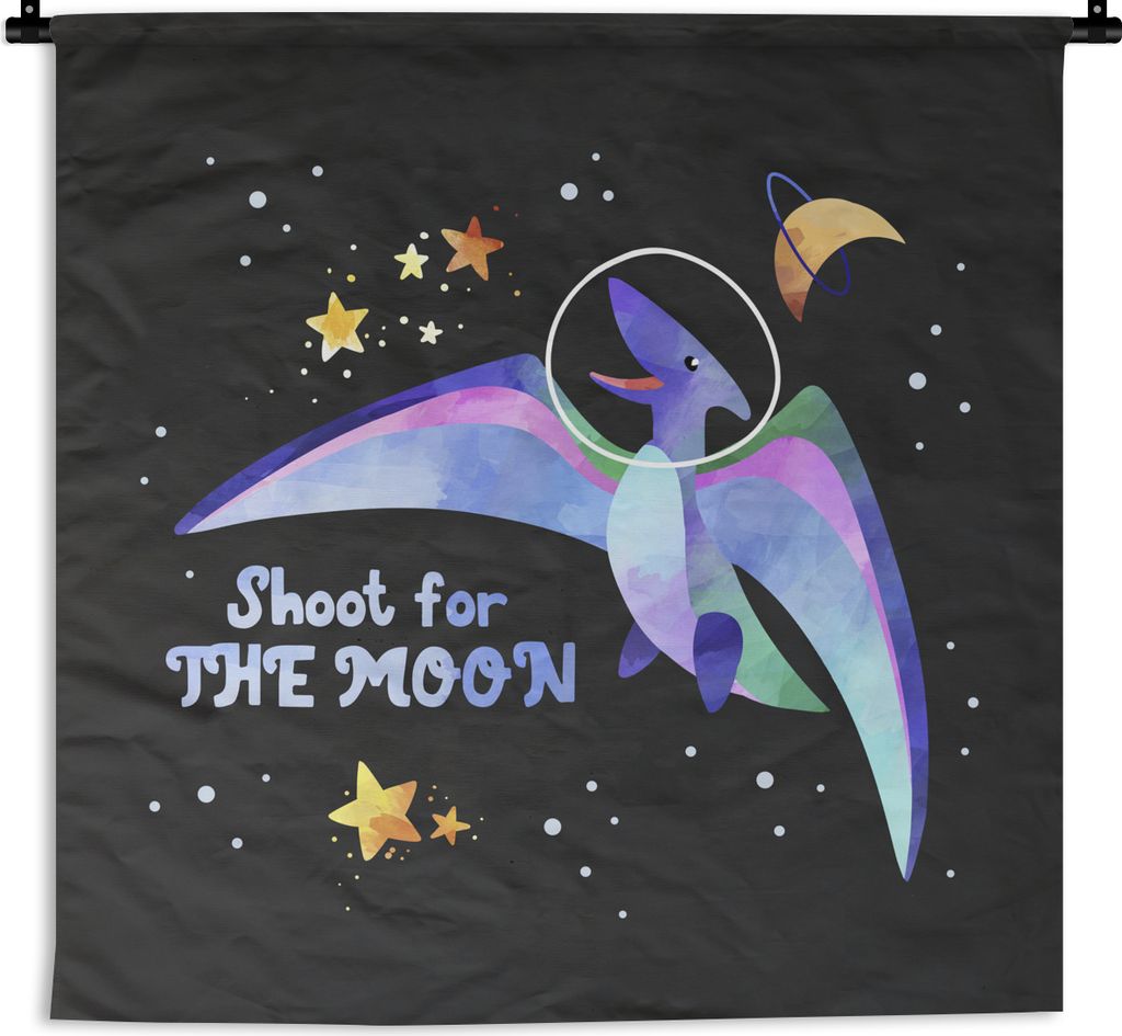MuchoWow® Wandteppich Wandbehang Zitate - Sprichwörter - Produktbild 