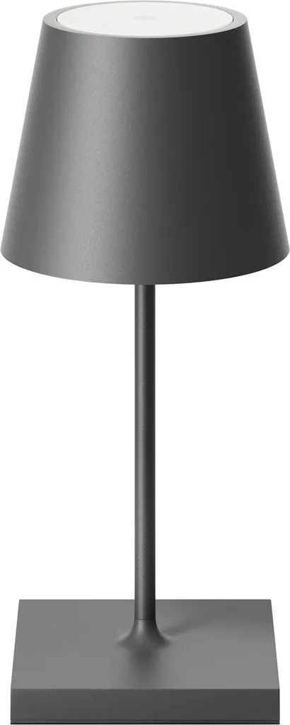 Petite Lampe de Table LED sans Fil Rechargeable USB-C Design Graphite