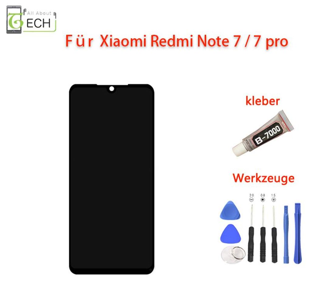 Für Xiaomi Redmi Note 7 / 7 Pro LCD Display Touch Screen Produktbild 