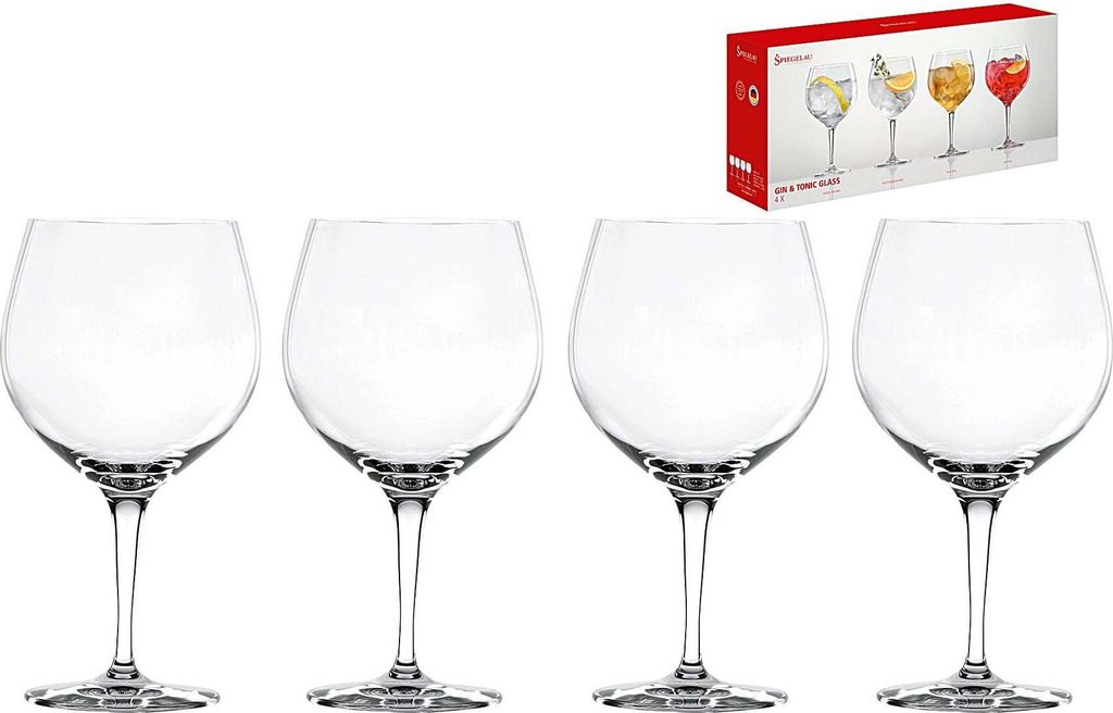 Spiegelau 4390179 Kelchglas 'Gin Tonic' 630 ml, klar (4er Produktbild