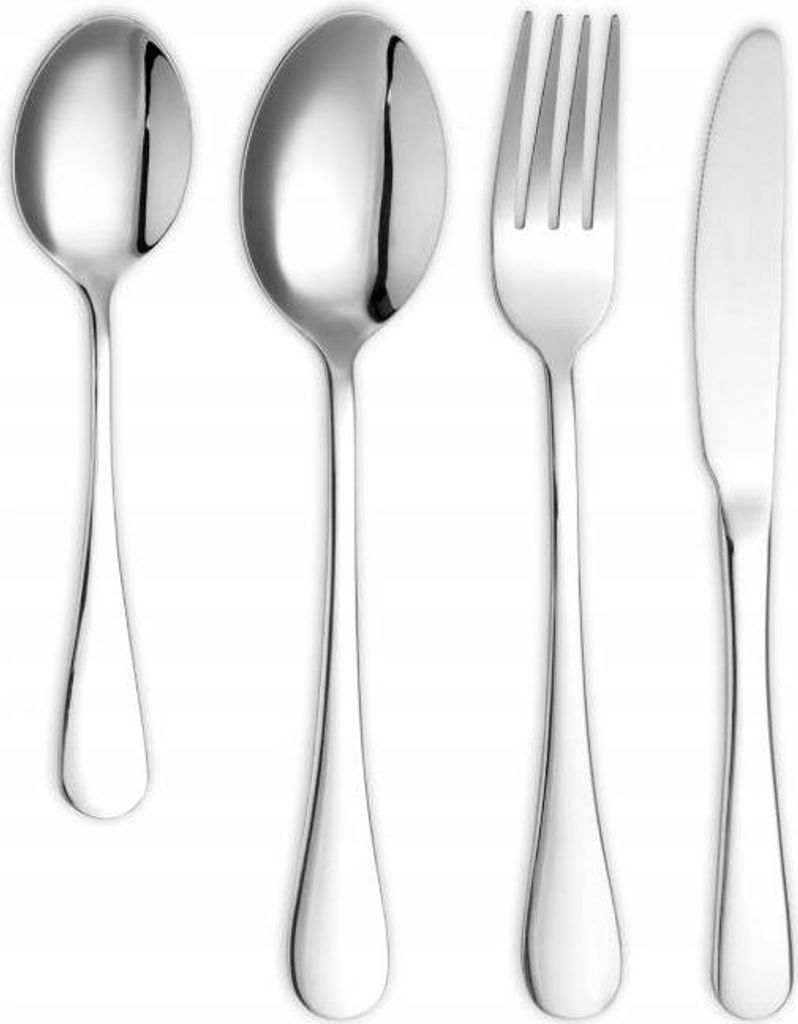 Rossa Bella Besteckset 24-teilig – Edelstahl – Für 6 Personen – Spülmaschinenfest