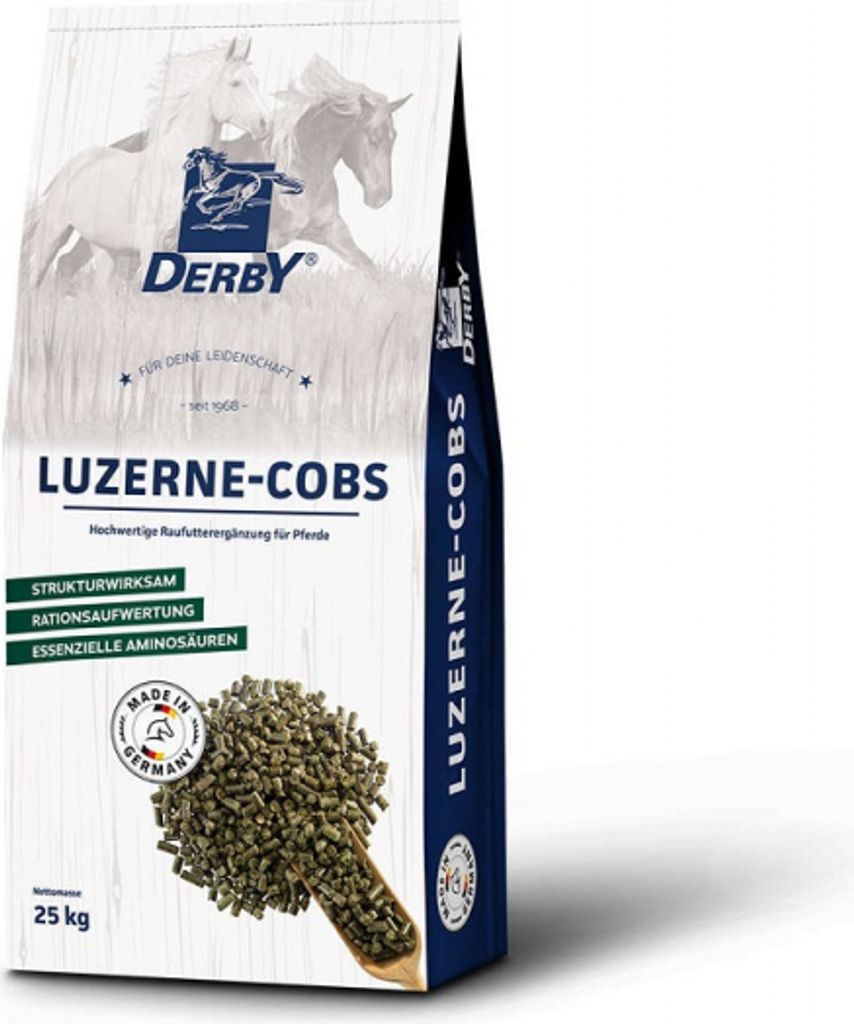 derby Pferdefutter Luzerne-Cobs - 25 Kilogramm Produktbild 