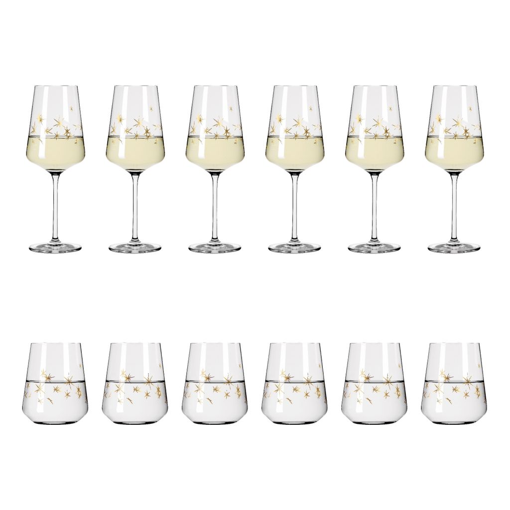 CELEBRATION DELUXE WEIßWEIN- UND WASSERGLAS-SET #1 VON ROMI Produktbild 2