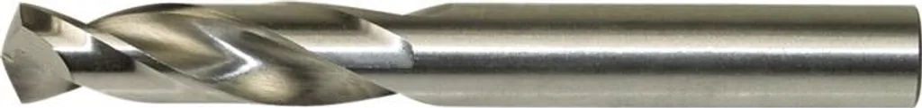 Punta elicoidale DIN 1897 tipo N Ø nominale 3,2 mm HSS-Co gambo diritto extra corto