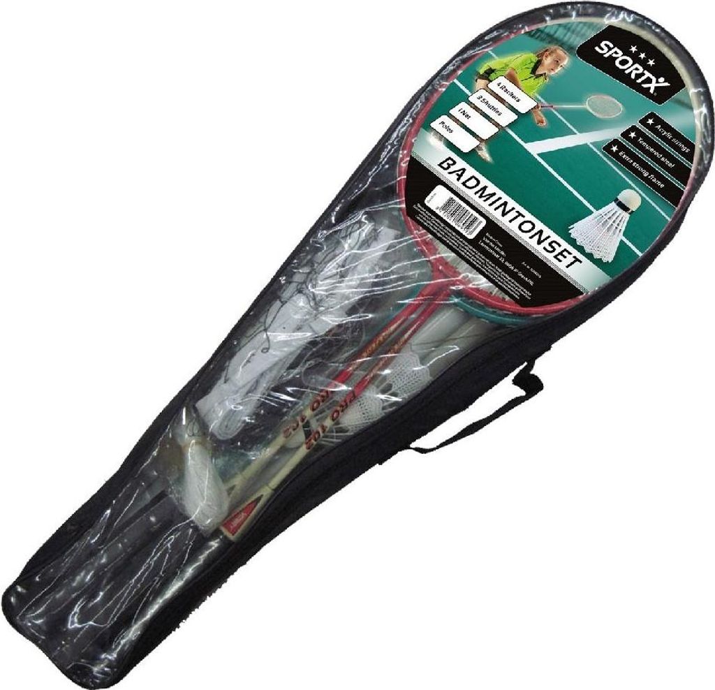 SportX Badminton Set 18-piece Immagine del prodotto 