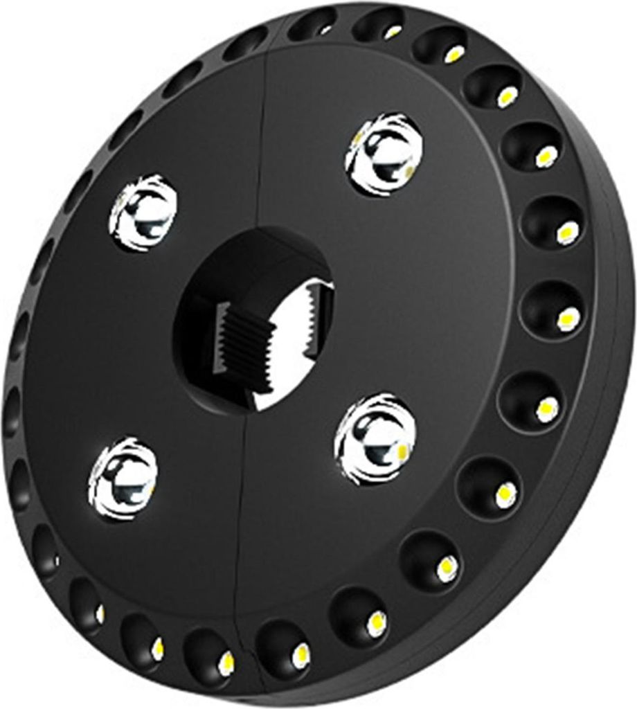 Disc Umbrella Lights Outdoor Beach Camping Tent Lights Night Market Stall Lighting Umbrella Lights With Hook On The Back