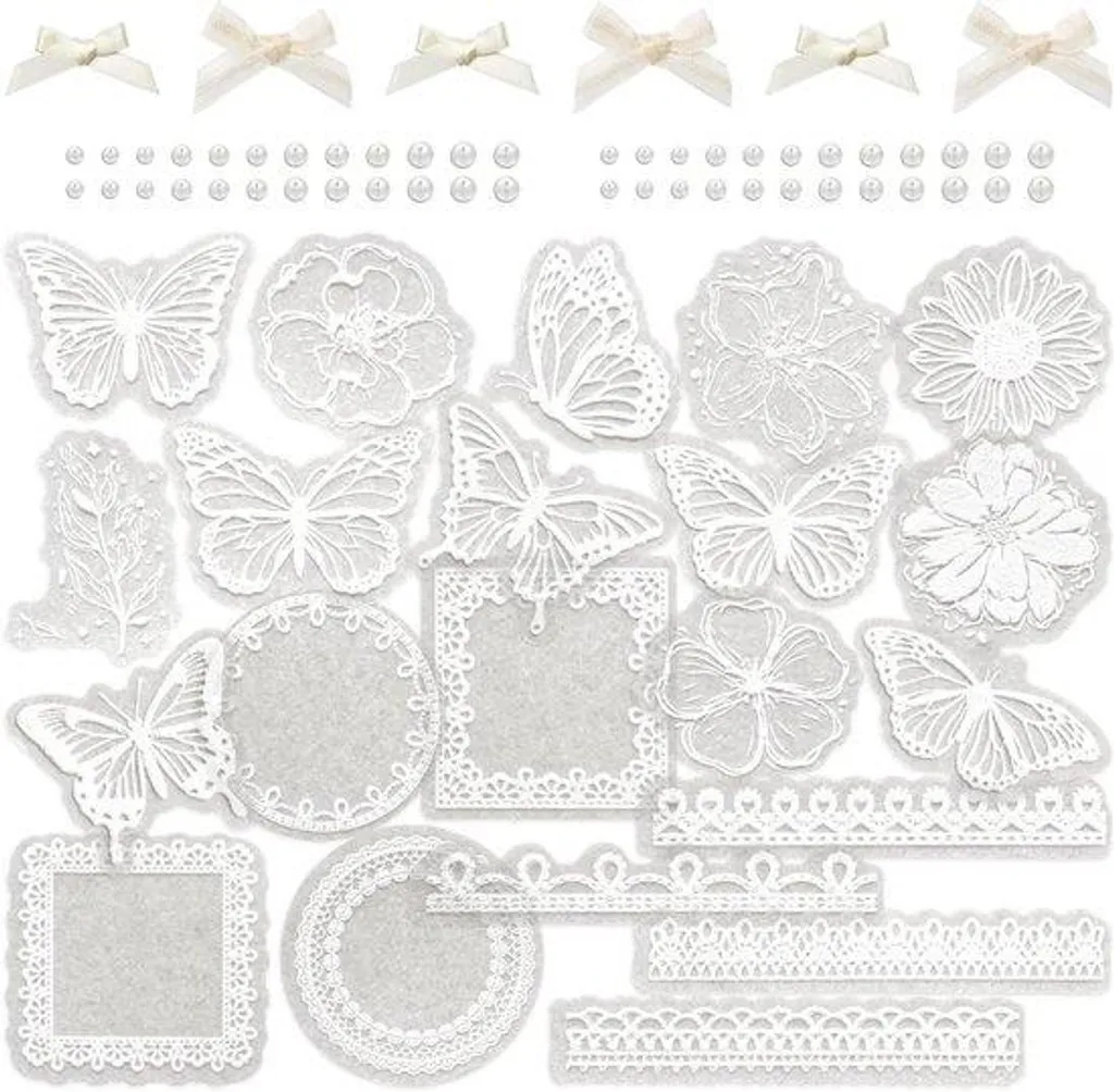 Autocollants scrapbooking rétro en papier rigide au design ancien