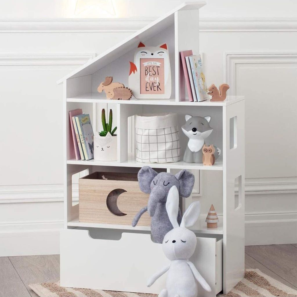 Biblioteczka dla dzieci, ze schowkiem na zabawki Zdjęcie produktu 3