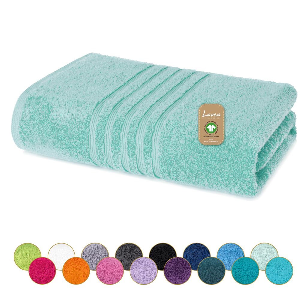 Lavea® Saunahandtuch XXL 80x220 cm, 100% Baumwolle, Damen, Produktbild 