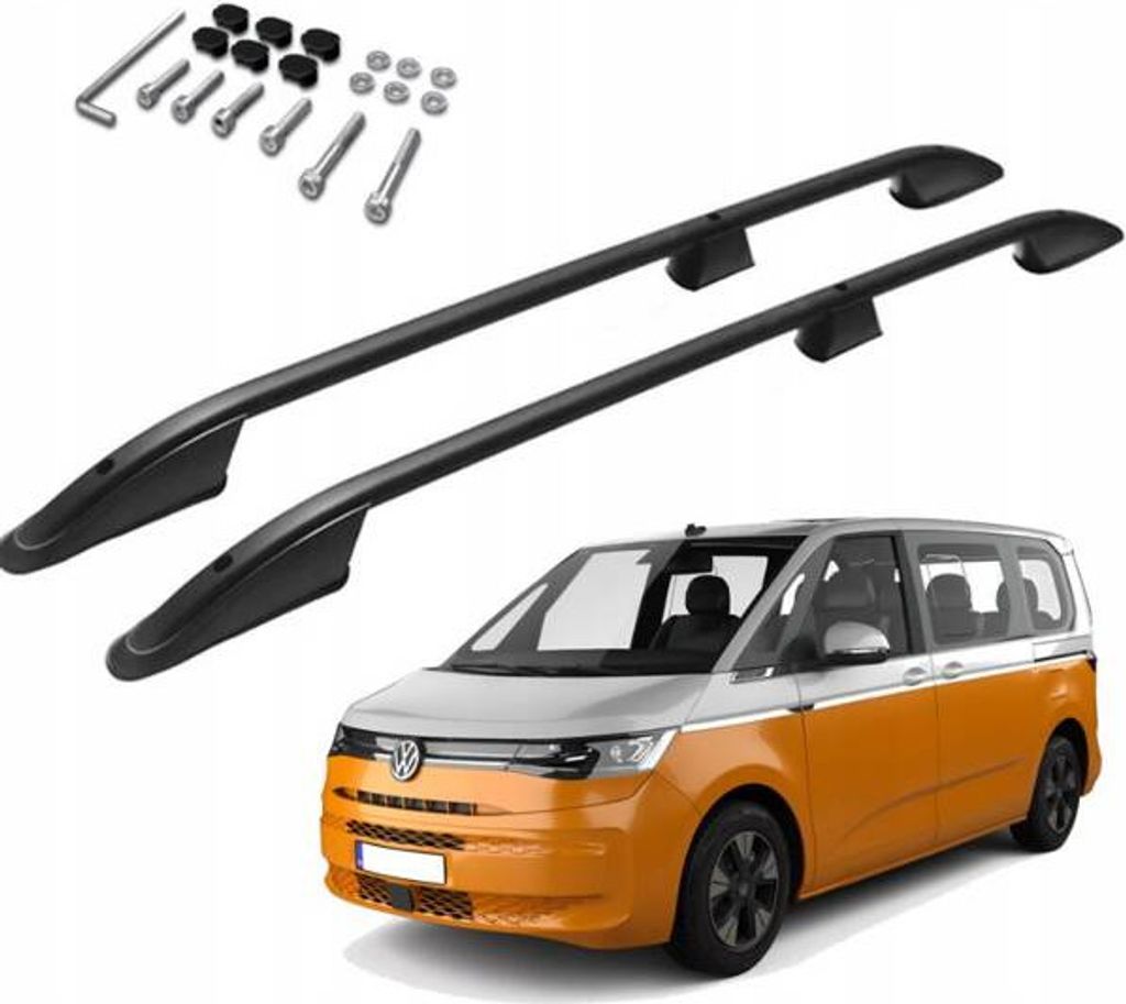 A set of roof racks and a van.