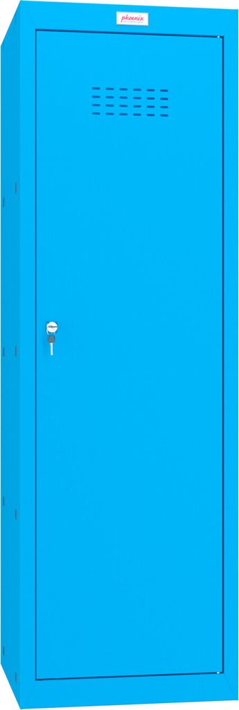 Phoenix CL1244BBK Würfel-Schließfach Cube Locker 173L Blau - Schlüsselschloss - Für Hause, Büro, Fitness, Schüle