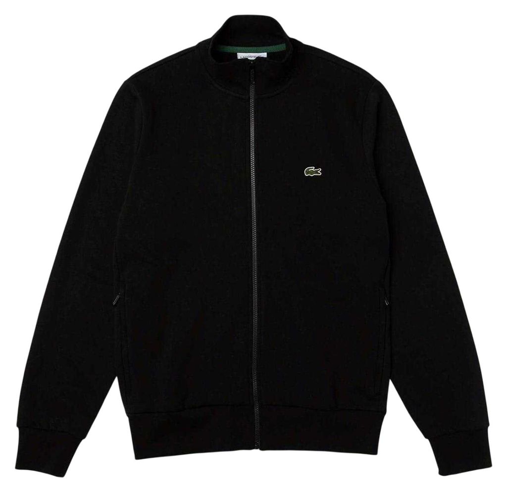Lacoste - Sweatshirt für Herren, Durchgehender Reißverschluss GT19130 (XL) (Schwarz)