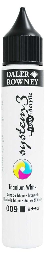 Daler Rowney System3 Acrylfarbe Titanium White 29,5 ml 1 Produktbild 