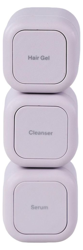 3er-Set magnetische Aufbewahrungsboxen, Reisebehälter, BPA-frei, auslaufsicher, tragbare Aufbewahrungsbehälter für Shampoo, Spülung und Kapseln