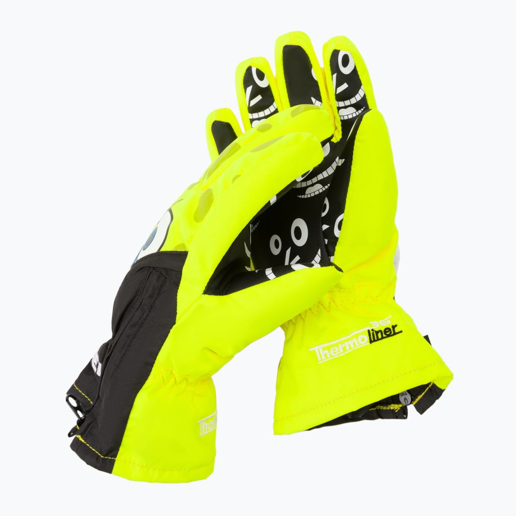Kinder-Snowboardhandschuhe Level Lucky gelb 4146