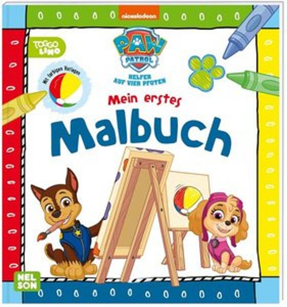 PAW Patrol Lernbuch: Mein erstes Malbuch Immagine del prodotto 