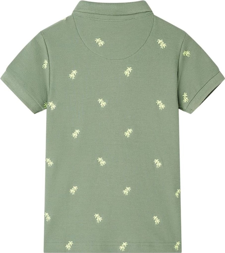 vidaXL Polo per bambini Khaki 116 Immagine del prodotto 