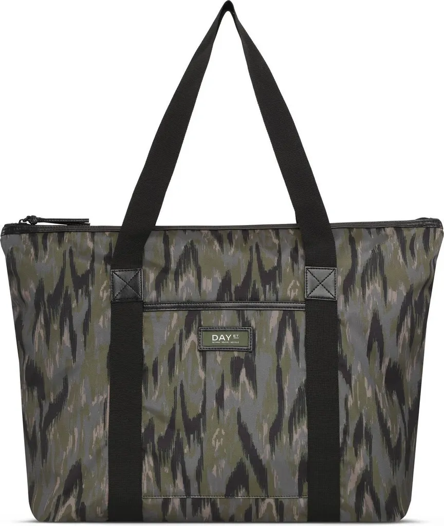 Grand sac fourre-tout de voyage Gweneth RE-P Marble Lead vert très léger