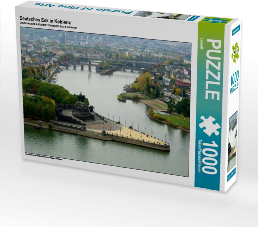 Calvendo Deutsches Eck in Koblenz 1000 Teile Puzzle quer 640x480mm, CALVENDO; 7364707