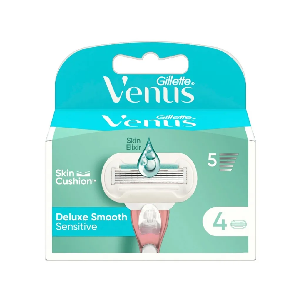 Lames Venus Extra Smooth Sensitive - 5 Lames de Précision et Soin Peau - 3