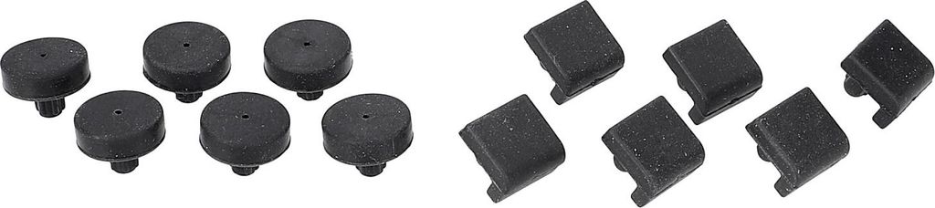 easyPART passend für 4055328217 Electrolux Gummidämpfer für Herd 12Stk