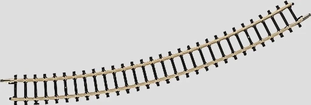 Évitez les Déraillements avec le Rail Courbe de Précision Märklin 8531