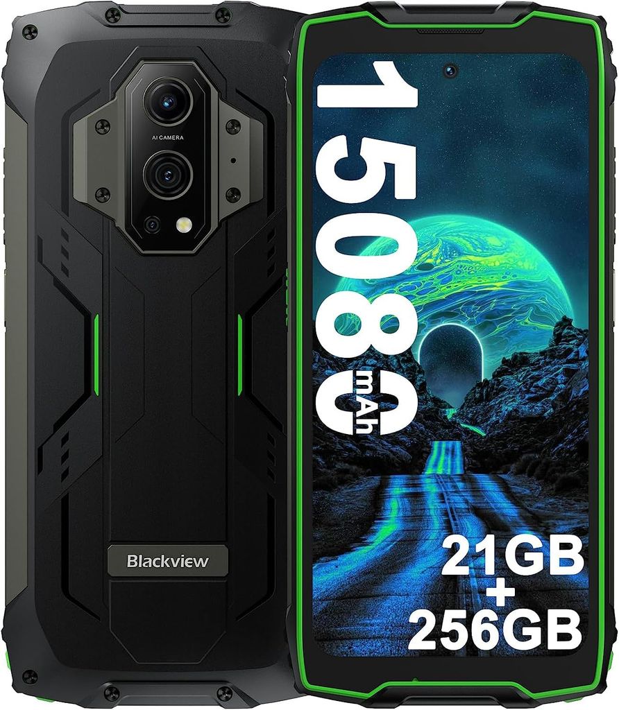 Smartphone BLACKVIEW BV9300 6.7'' RAM 21GB ROM 256 GB Negro