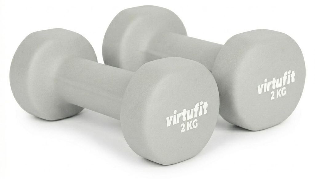 VirtuFit Vinyl Kutzhantel Set Pro - 2 x 2 kg Produktbild 