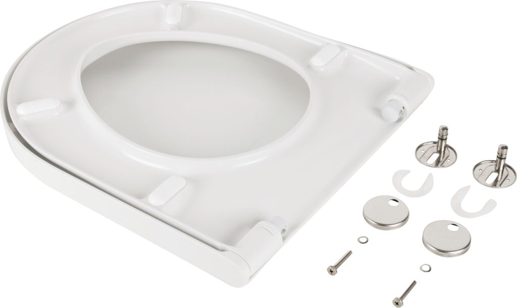WC-Sitz Starck 3 mit SoftClose Scharniere edelstahl, weiß Produktbild 35