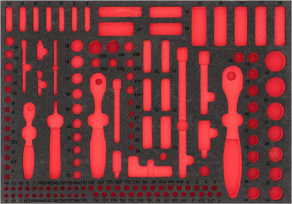 VIGOR V4130 Vassoio in schiuma morbida ∙ vuoto